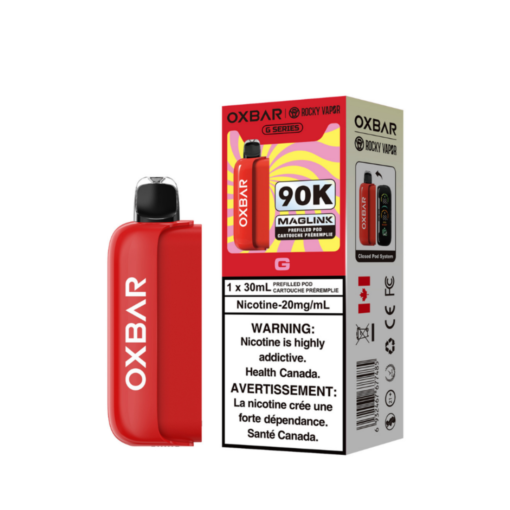 Rocky Vapor Oxbar Maglink Replacement Pods