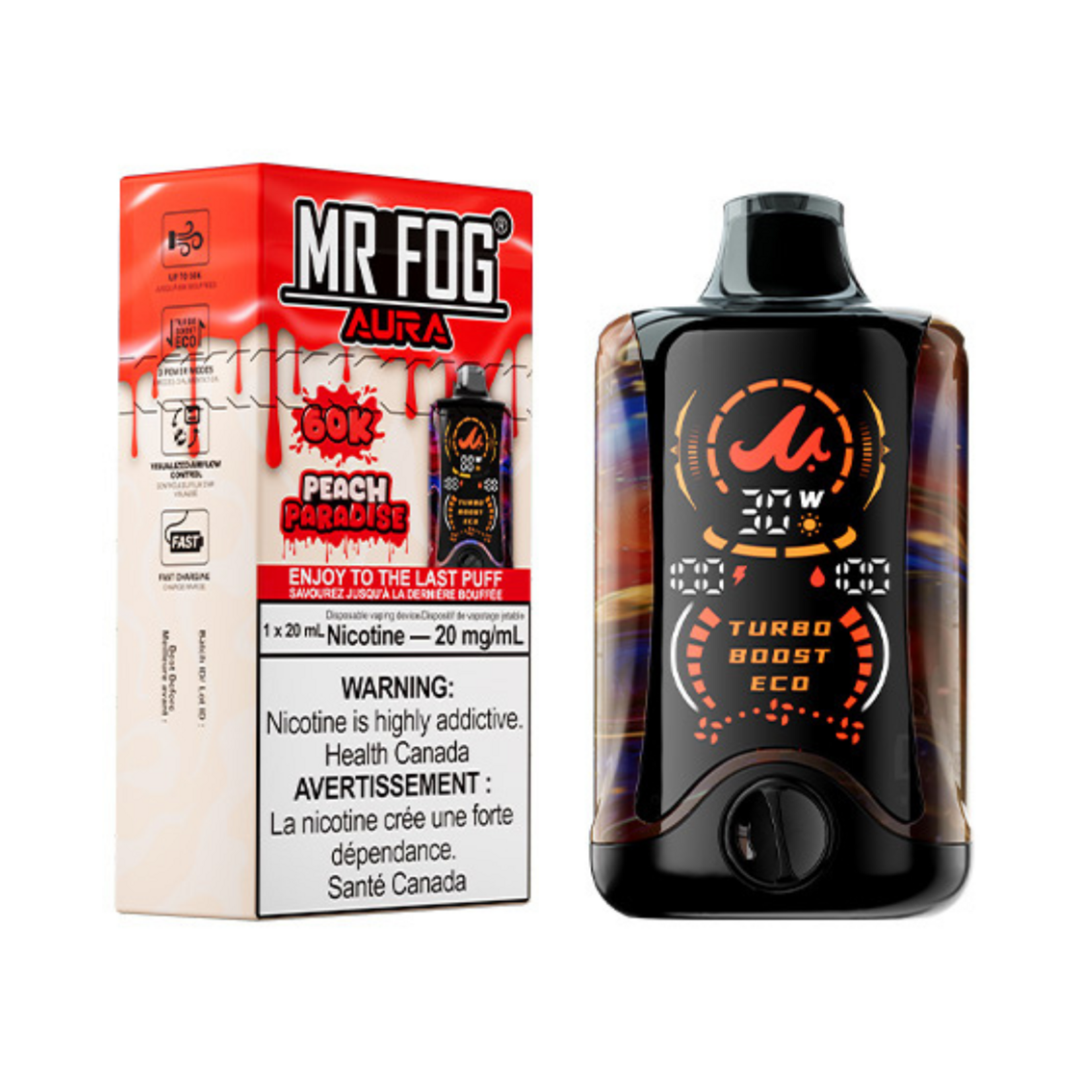 Mr. Fog Aura 60k Disposable Vape