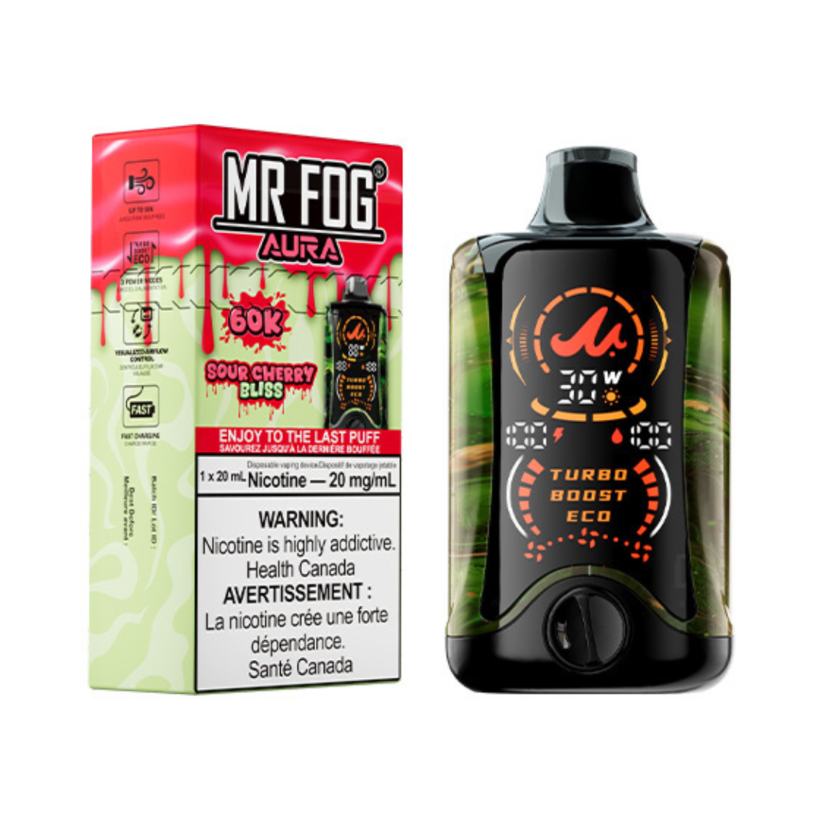 Mr. Fog Aura 60k Disposable Vape
