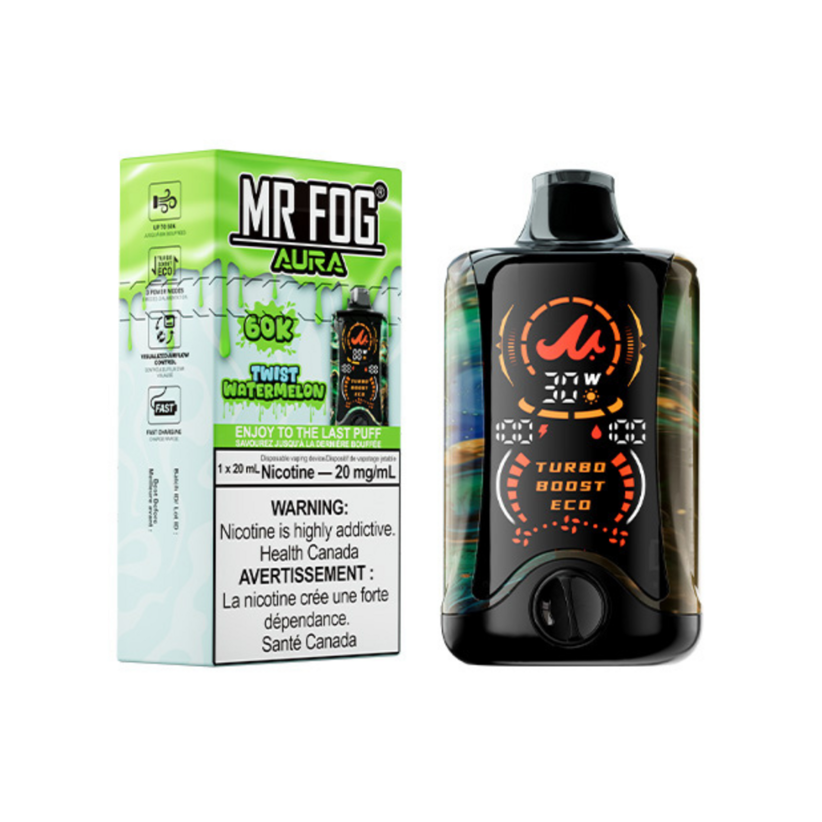Mr. Fog Aura 60k Disposable Vape