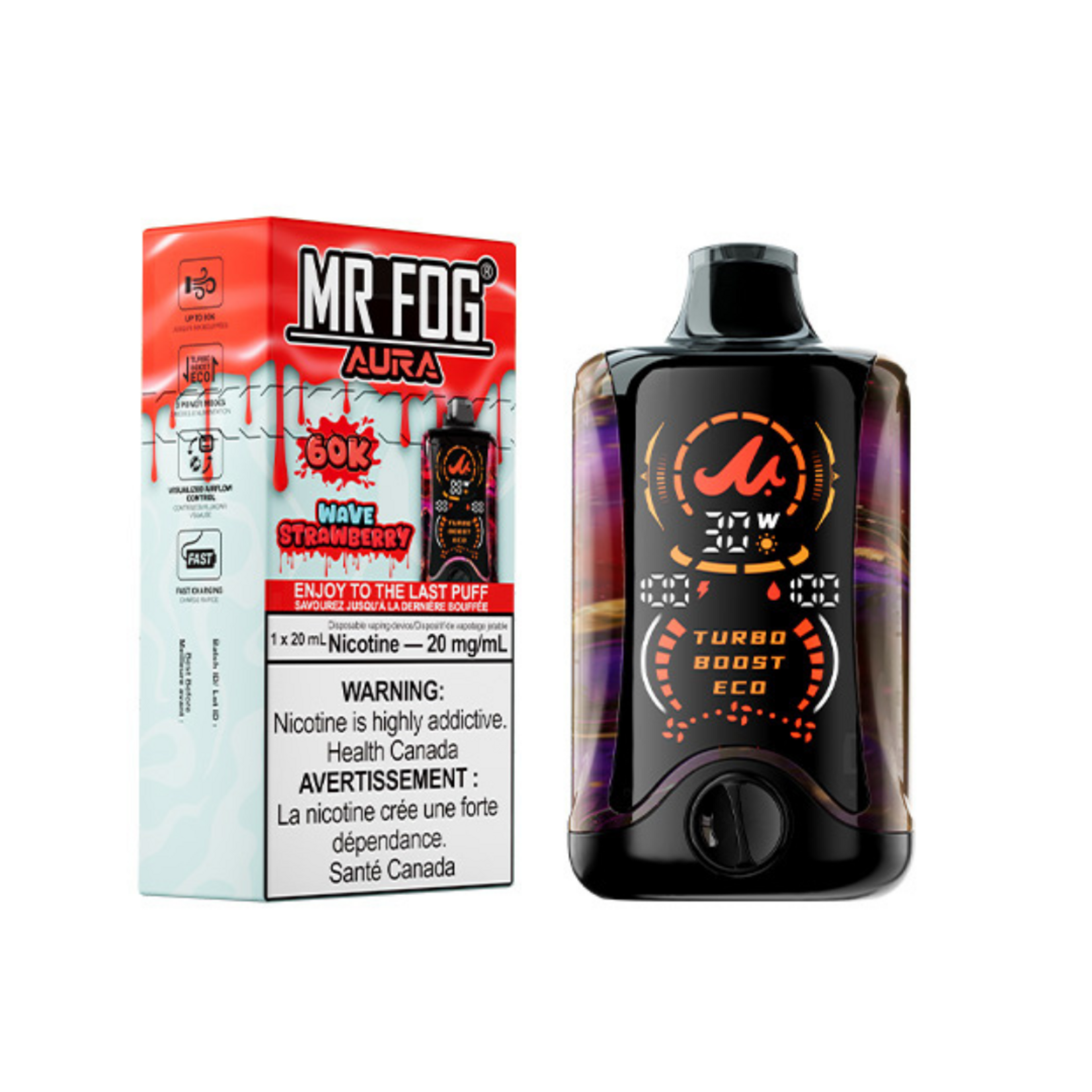 Mr. Fog Aura 60k Disposable Vape