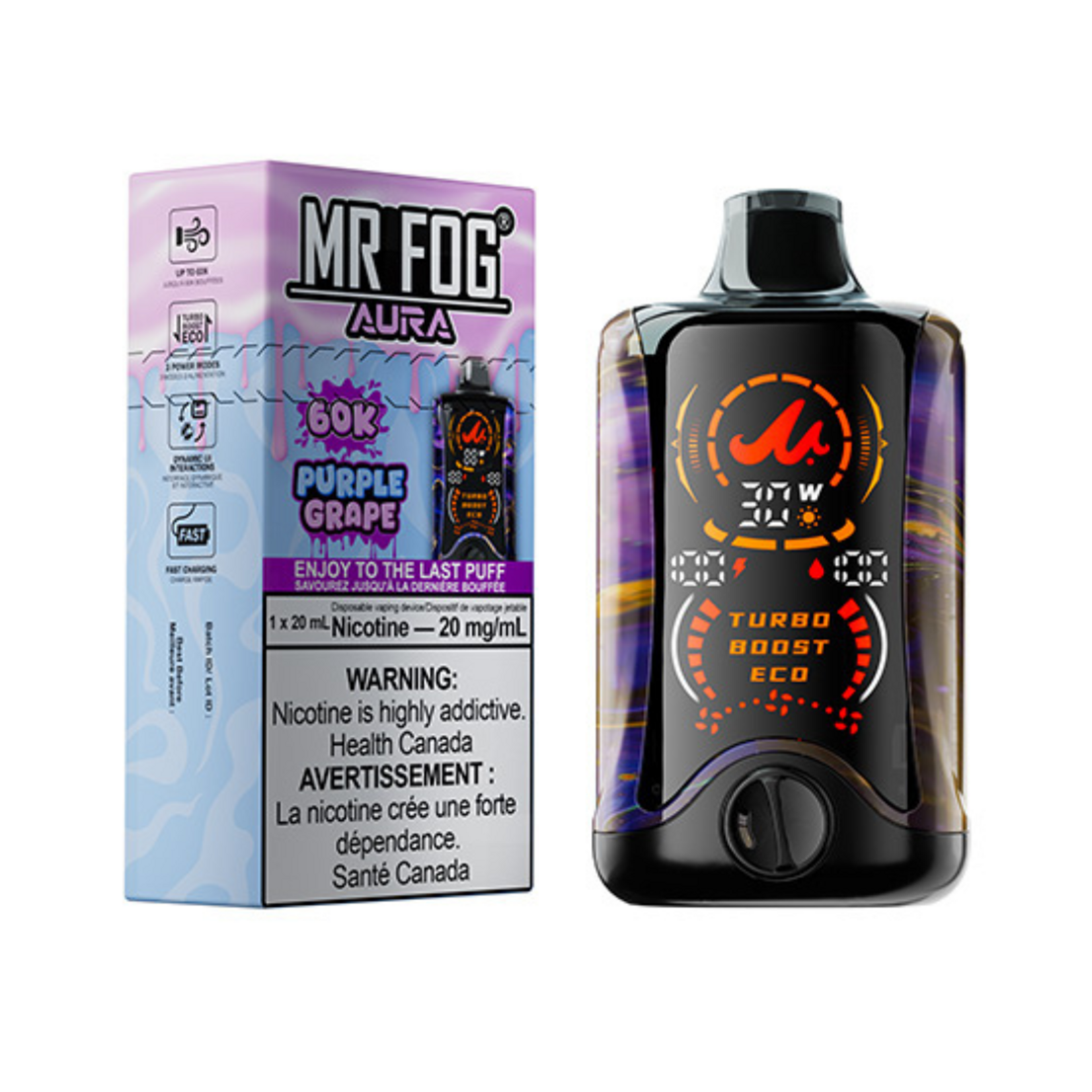 Mr. Fog Aura 60k Disposable Vape