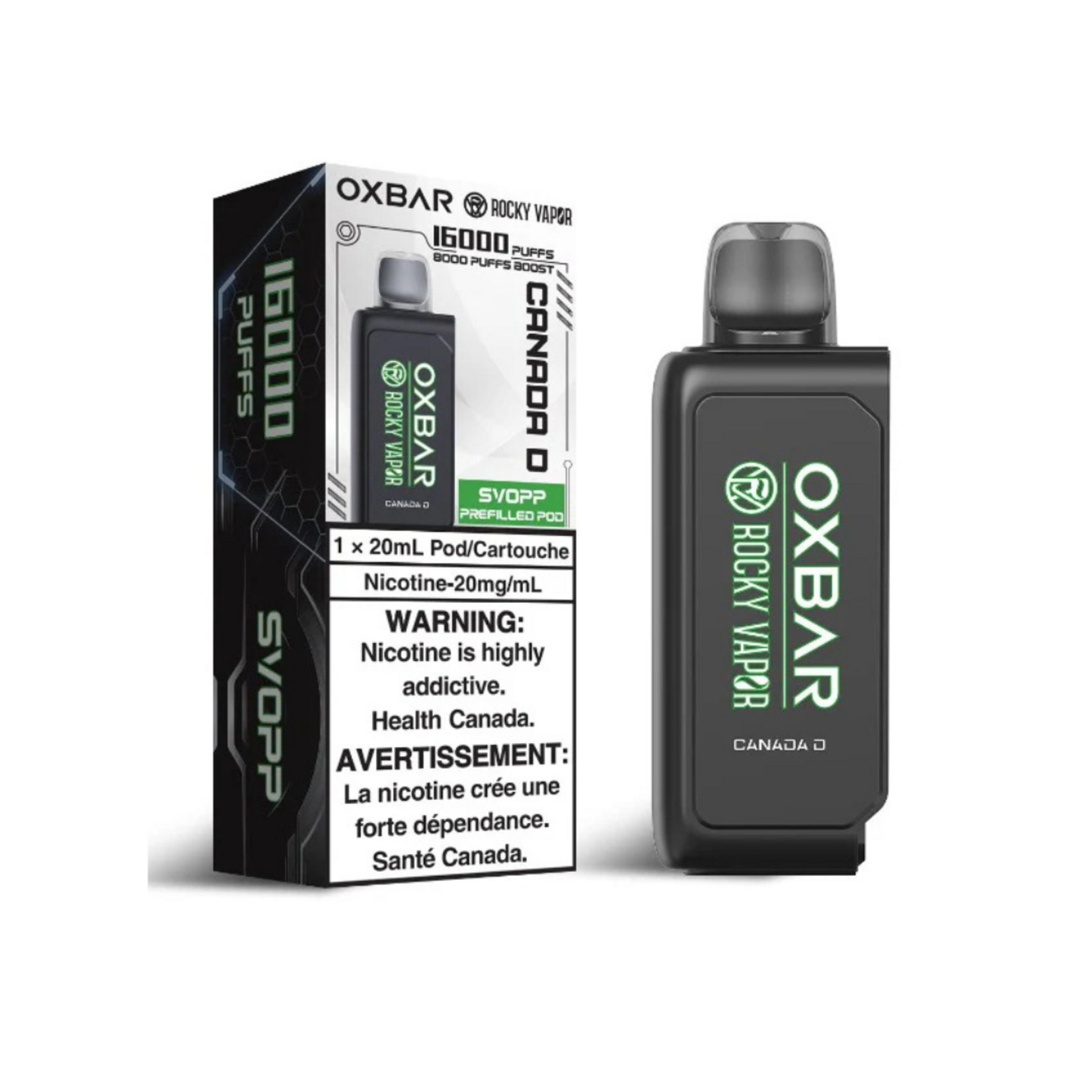 OxBar Svopp 16K + Free Battery