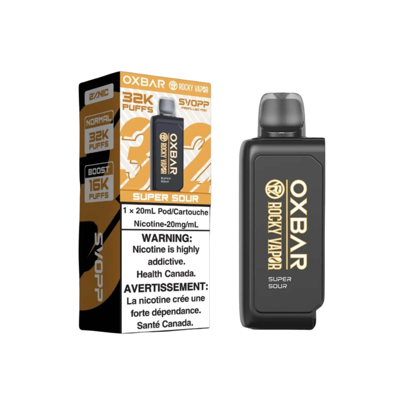 OxBar Svopp 32K + Free Battery