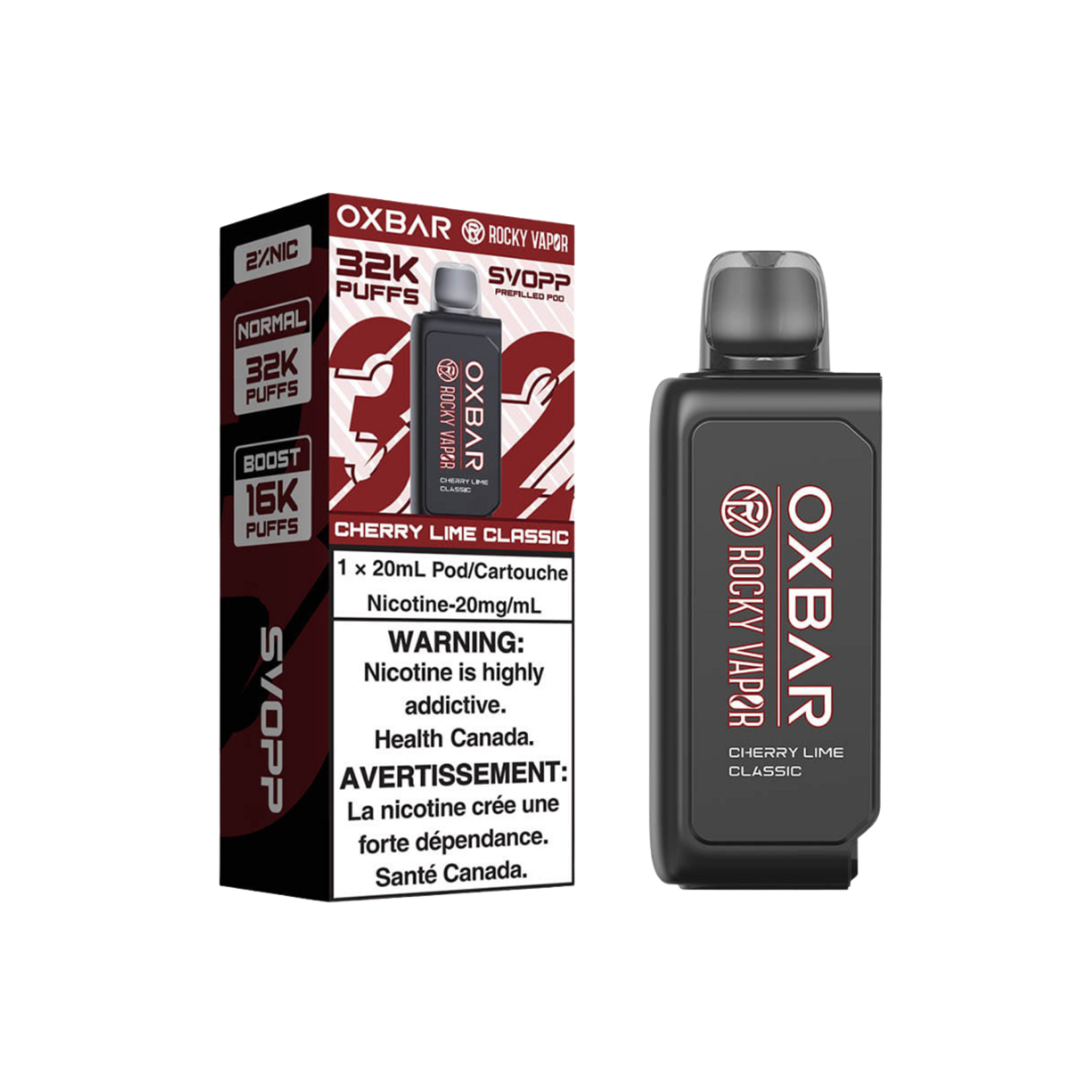 OxBar Svopp 32K + Free Battery