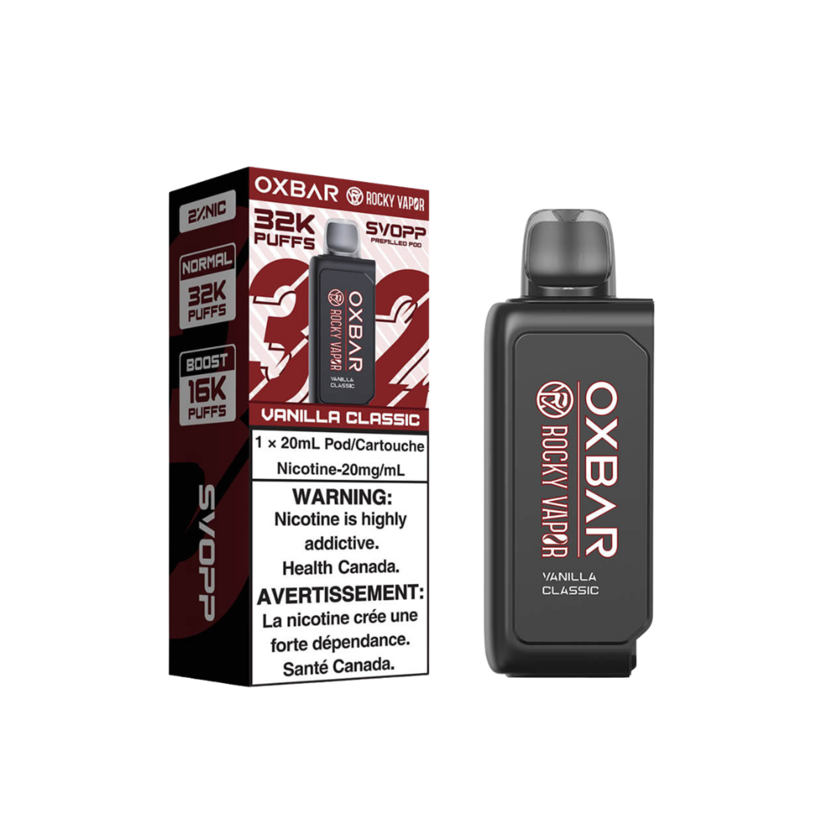 OxBar Svopp 32K + Free Battery