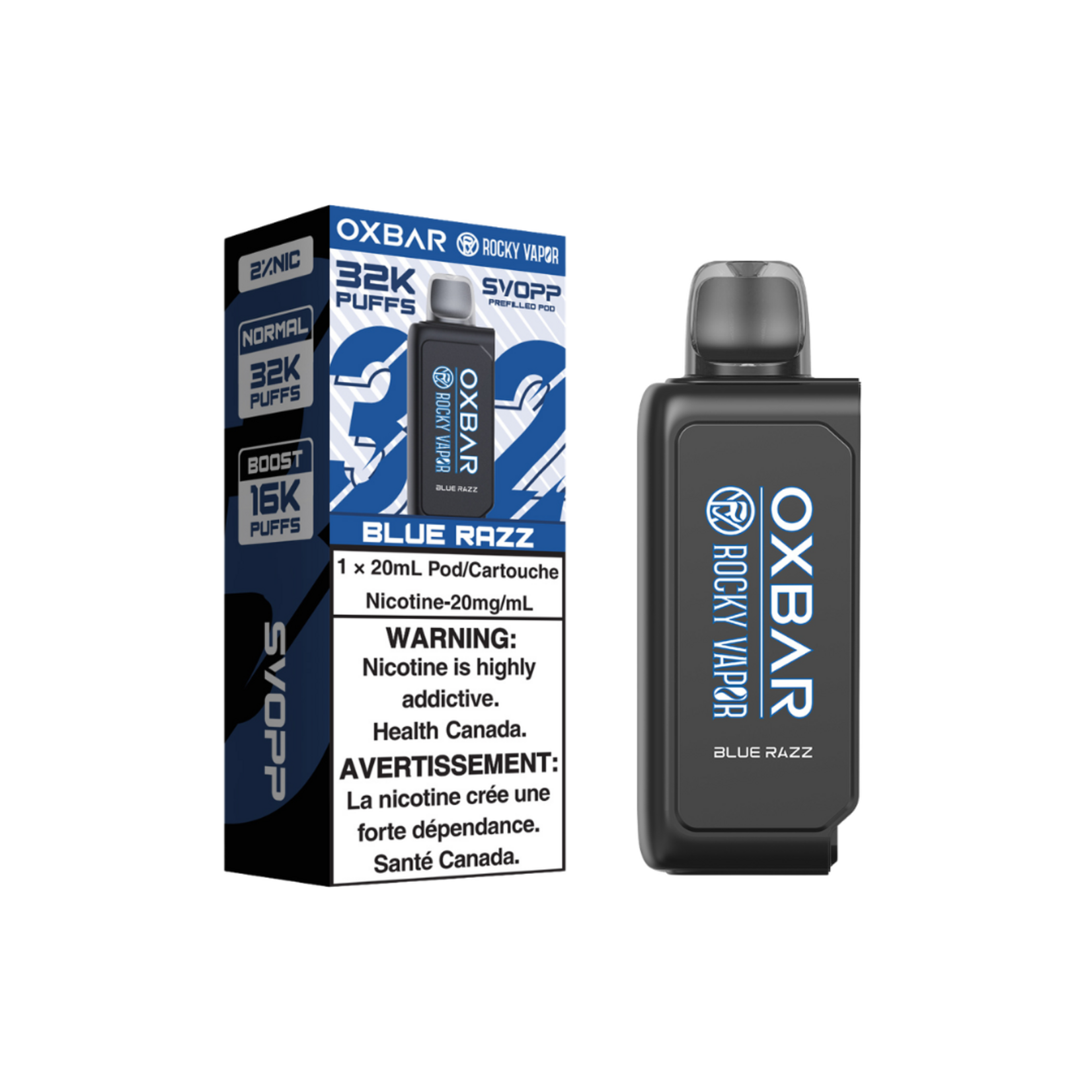 OxBar Svopp 32K + Free Battery