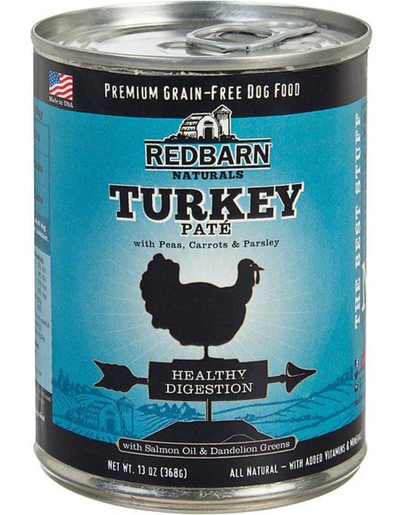 Red Barn Canned Dog Food Turkey Pate Healthy Digestion 13 Oz