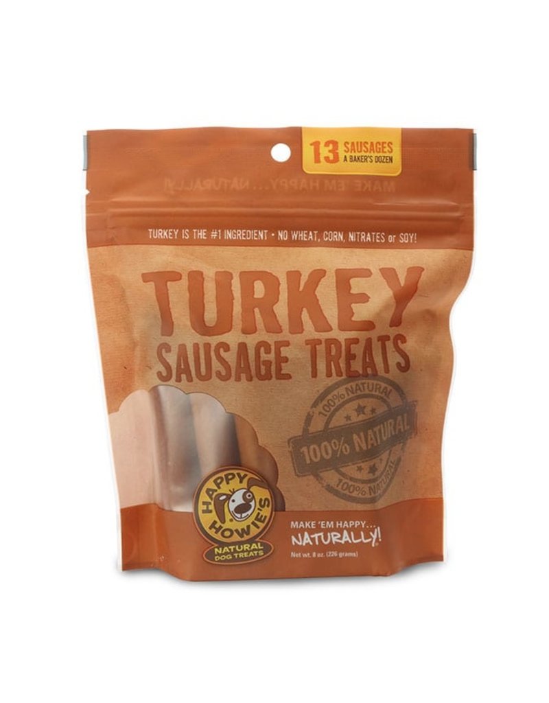 Happy Howie's Happy Howie's Baker's Dozen Dog Treats | Turkey Sausage 4" 10 oz