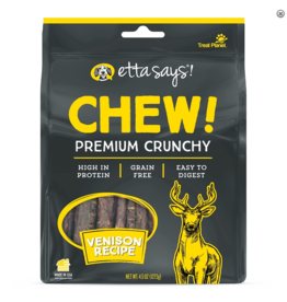 Etta Says Etta Says Chew! Premium Crunchy Dog Treats Venison 4.5 oz