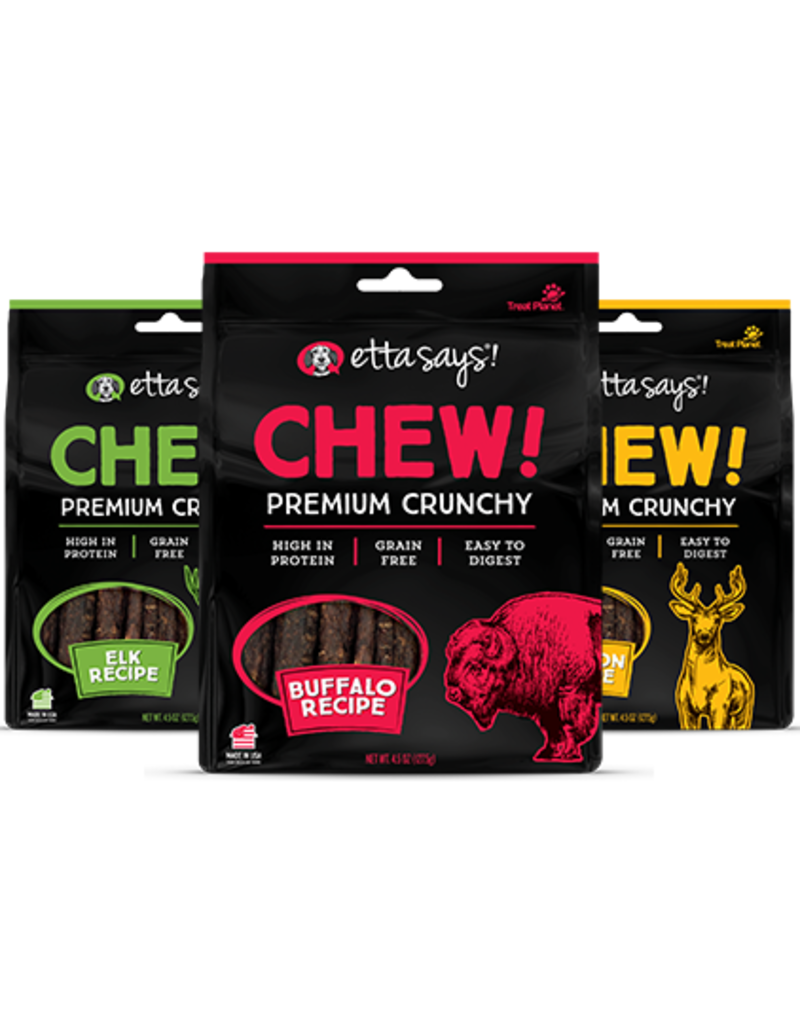 Etta Says Etta Says Chew! Dog Crunchy Treats | Venison 4.5 oz
