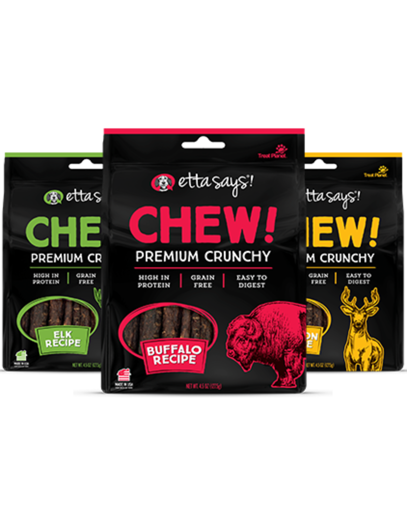 Etta Says Etta Says Chew! Dog Crunchy Treats | Buffalo 4.5 oz