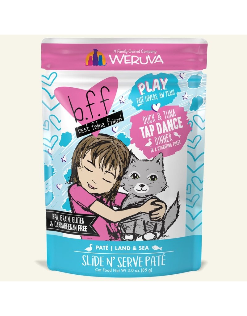 Weruva Weruva BFF PLAY Land & Sea Pate Pouch | Tap Dance Duck & Tuna 3 oz