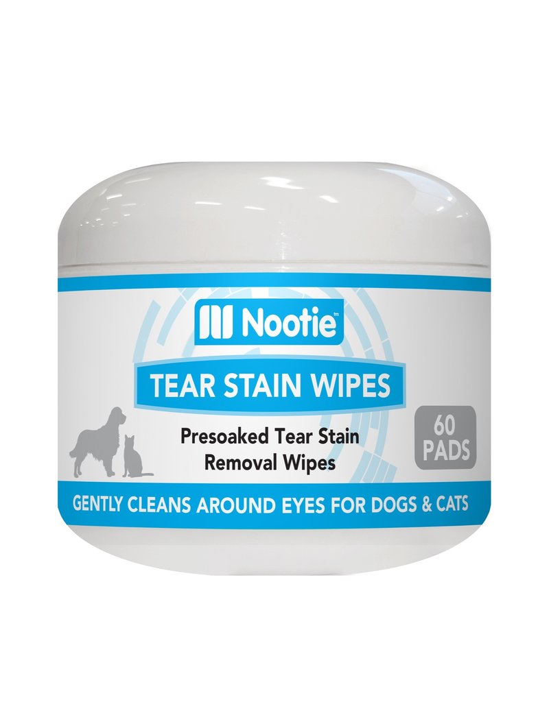 Nootie Nootie Eye Wipes | Tear Stain Wipe with Aloe Vera for Dogs & Cats 60 ct