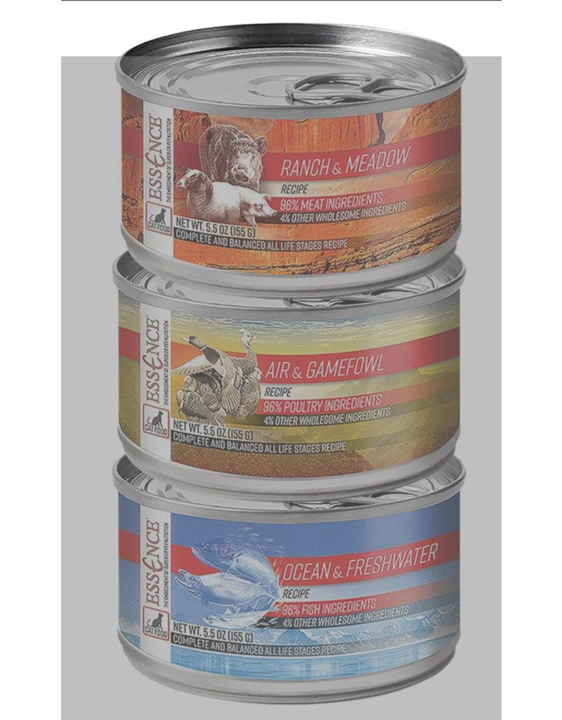 Essence Air & Gamefowl Recipe Canned Cat Food 5.5 oz Single The Pet