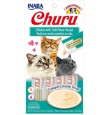Inaba Inaba Churu Puree Cat Treats Chicken w/ Crab 4 pk