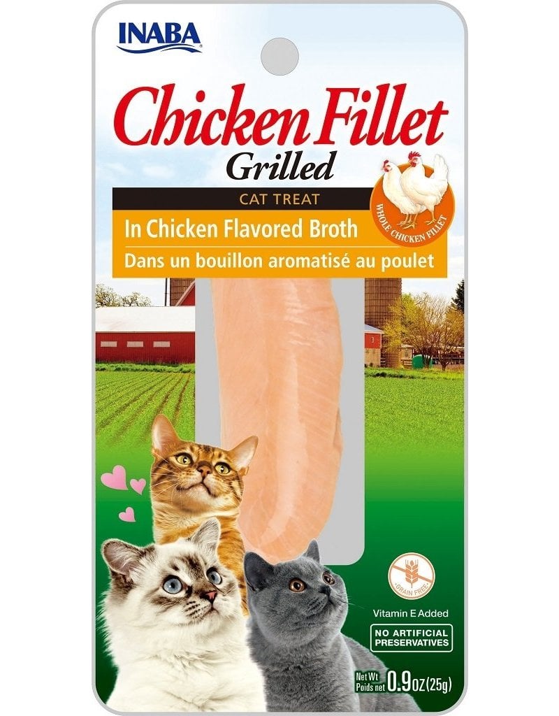 Inaba Inaba Fillets Cat Treats Chicken in Chicken Broth 0.9 oz single