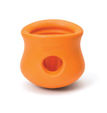 West Paw West Paw Zogoflex Toppl Tangerine Large 4"