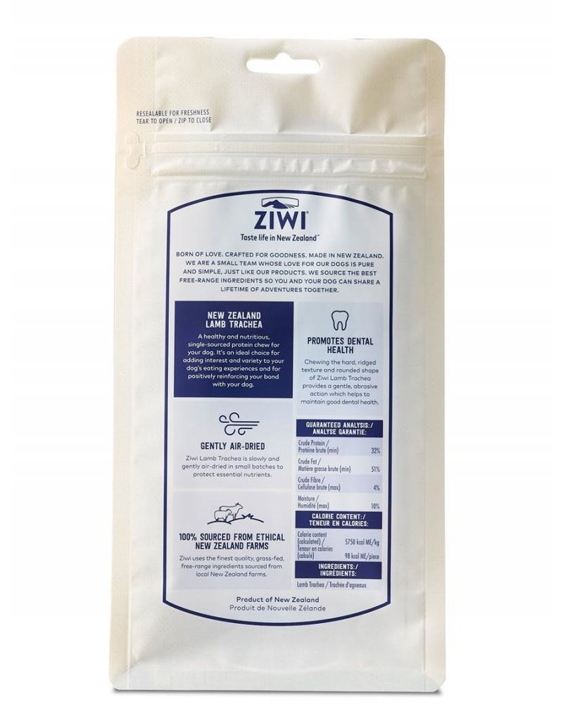 Ziwipeak DISC/M ZiwiPeak Dog Chews | Lamb Trachea 2.1 oz