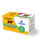 Answer's Pet Food Answers Rewards Raw Cow Cheese Treats Garlic 8 oz (*Frozen Products for Local Delivery or In-Store Pickup Only. *)