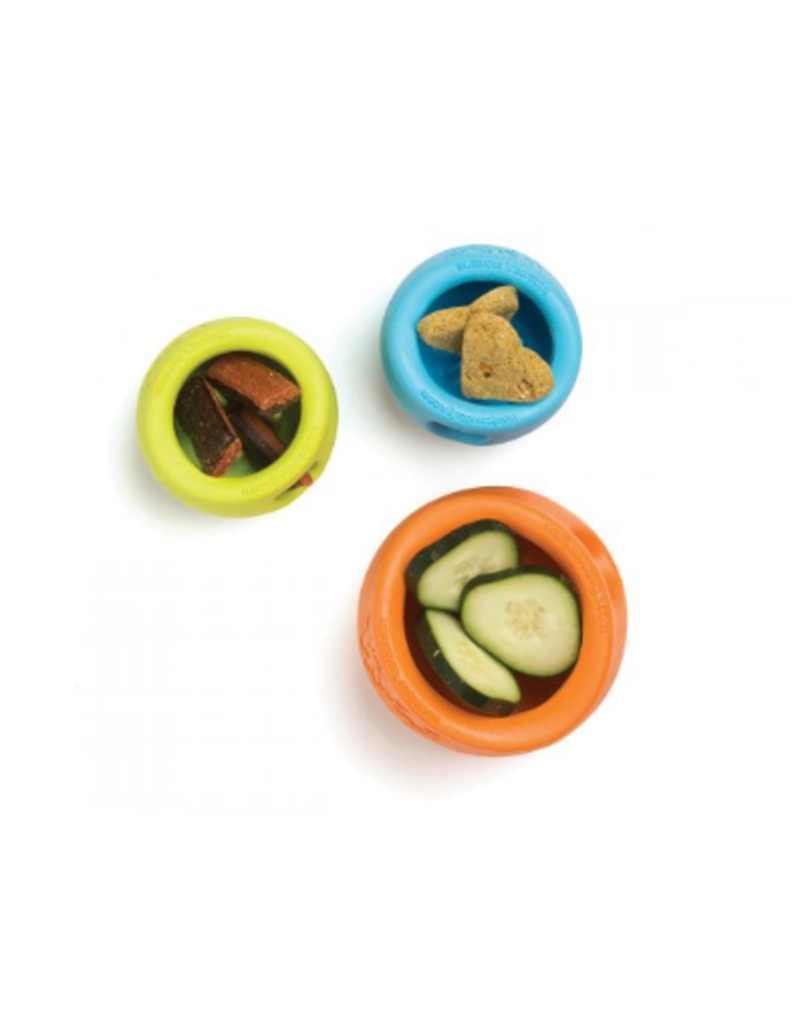 West Paw West Paw Zogoflex Toppl Tangerine Large 4"