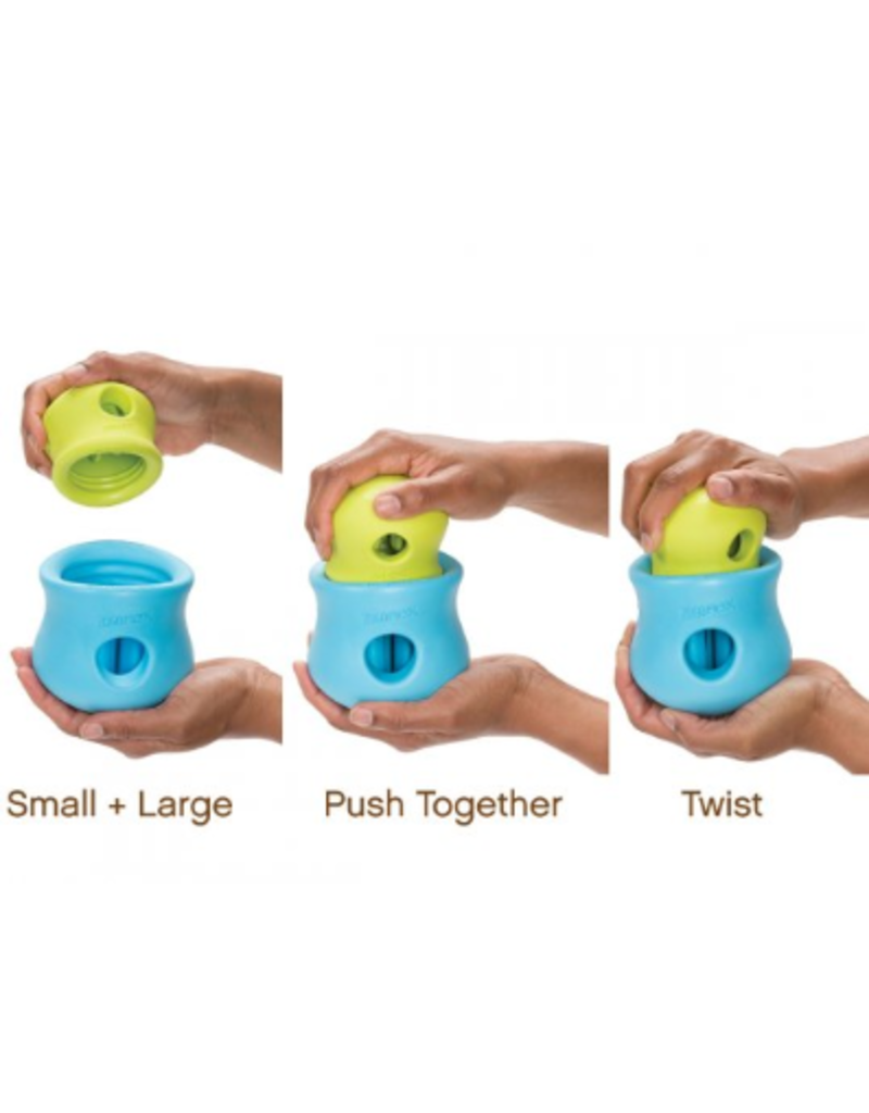 West Paw West Paw Zogoflex Toppl Tangerine Large 4"
