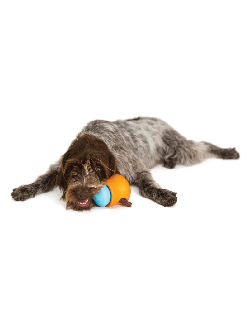 West Paw West Paw Zogoflex Toppl Tangerine Large 4"