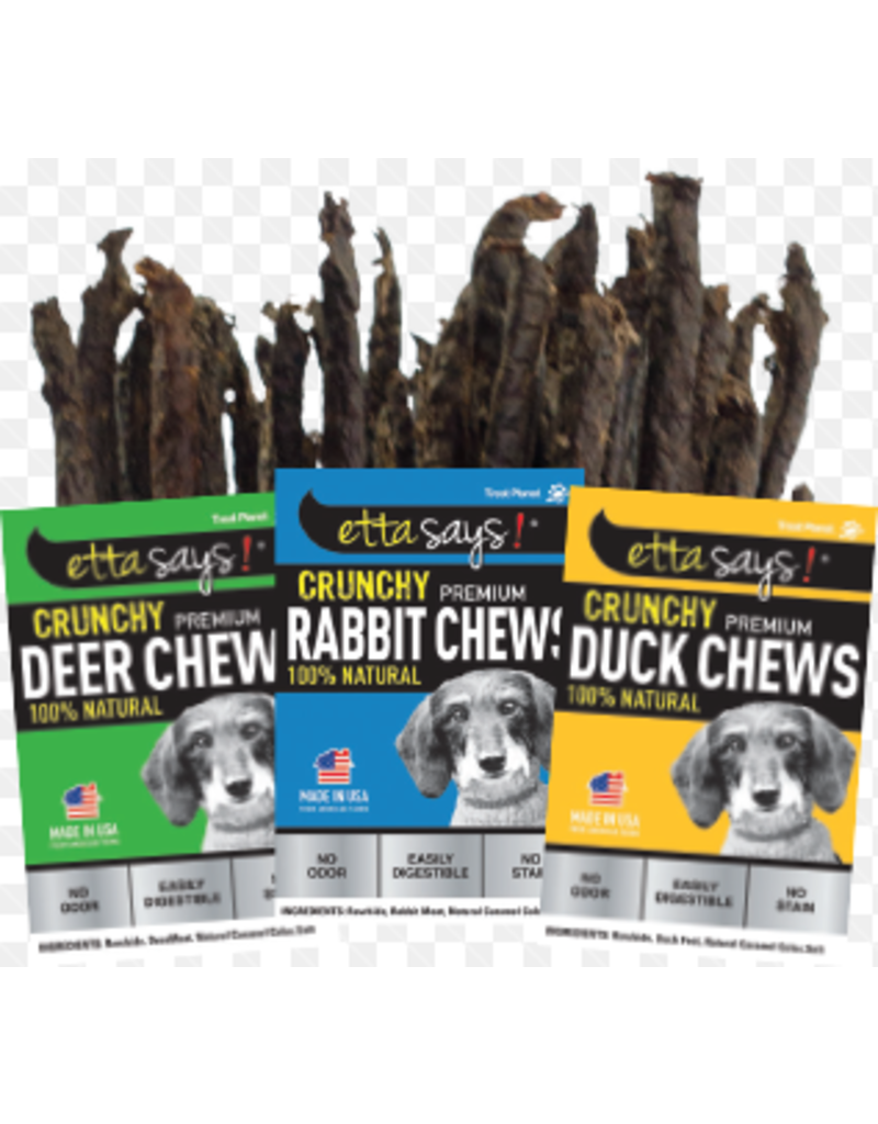 Etta Says Etta Says Dog Crunchy Treats  Crunchy Deer Chew 3 ft single