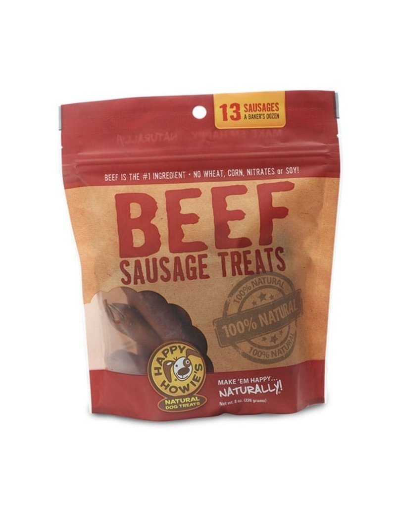 Happy Howie's Happy Howie's Dog Treats | Beef Sausages 12"