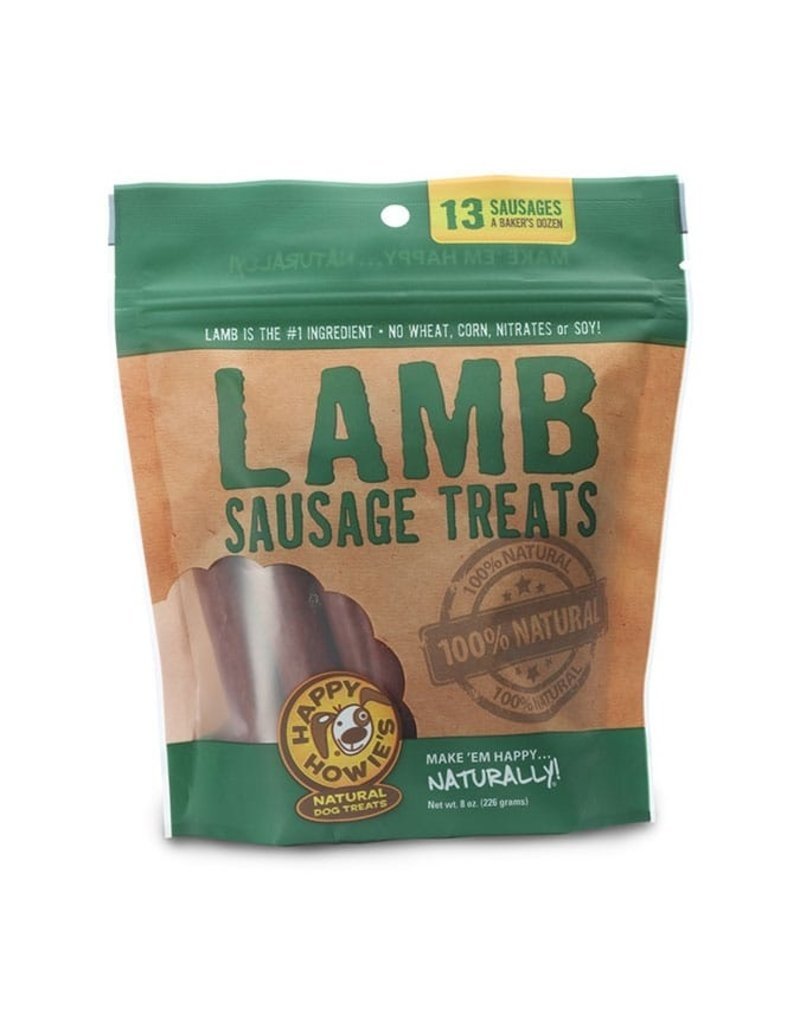Happy Howie's Happy Howie's Dog Treats | Lamb Sausages 4"
