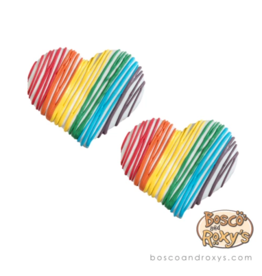 Bosco and Roxy's Bosco & Roxy's A Dogs Life | Pride Heart Cookie single