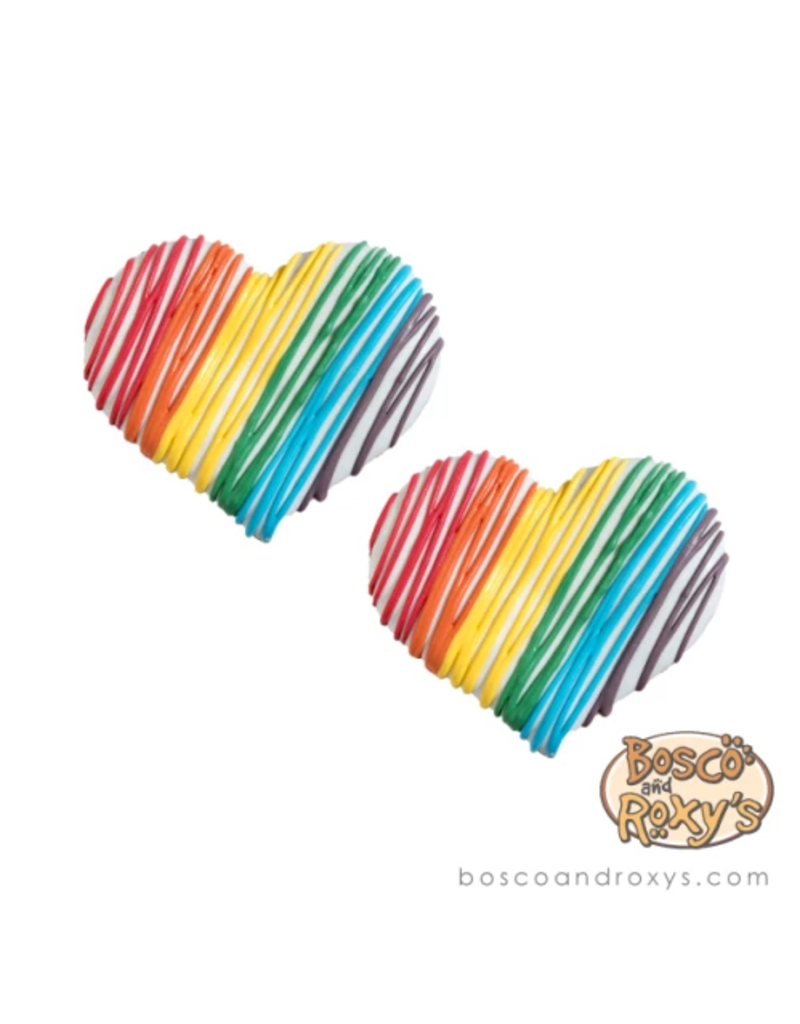 Bosco and Roxy's Bosco & Roxy's A Dogs Life | Pride Heart Cookie single