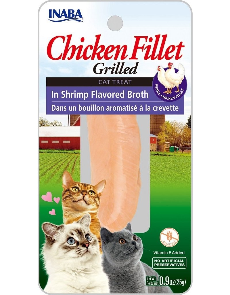 Inaba Inaba Fillets Cat Treats Chicken in Shrimp Broth 0.9 oz single