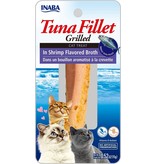 Inaba Inaba Fillets Cat Treats Tuna in Shrimp Broth 0.52 oz single