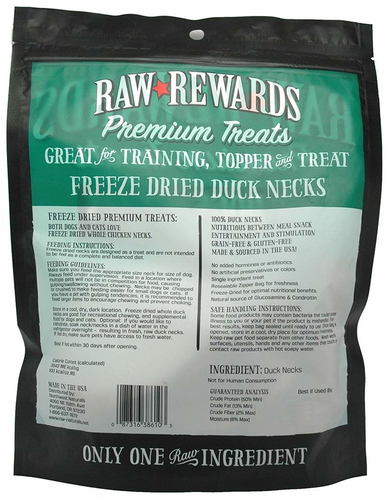 Northwest Naturals Northwest Naturals Raw Rewards Treats | Duck Necks 6 ct