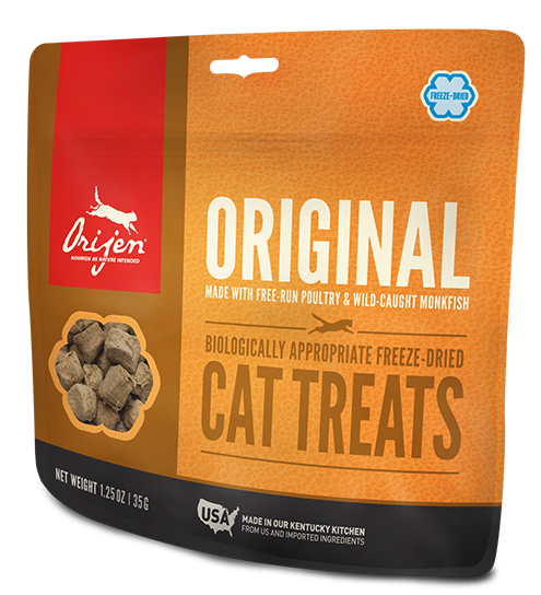 Orijen Freeze Dried Cat Treats Original 1.25 oz The Pet Beastro The Pet Beastro