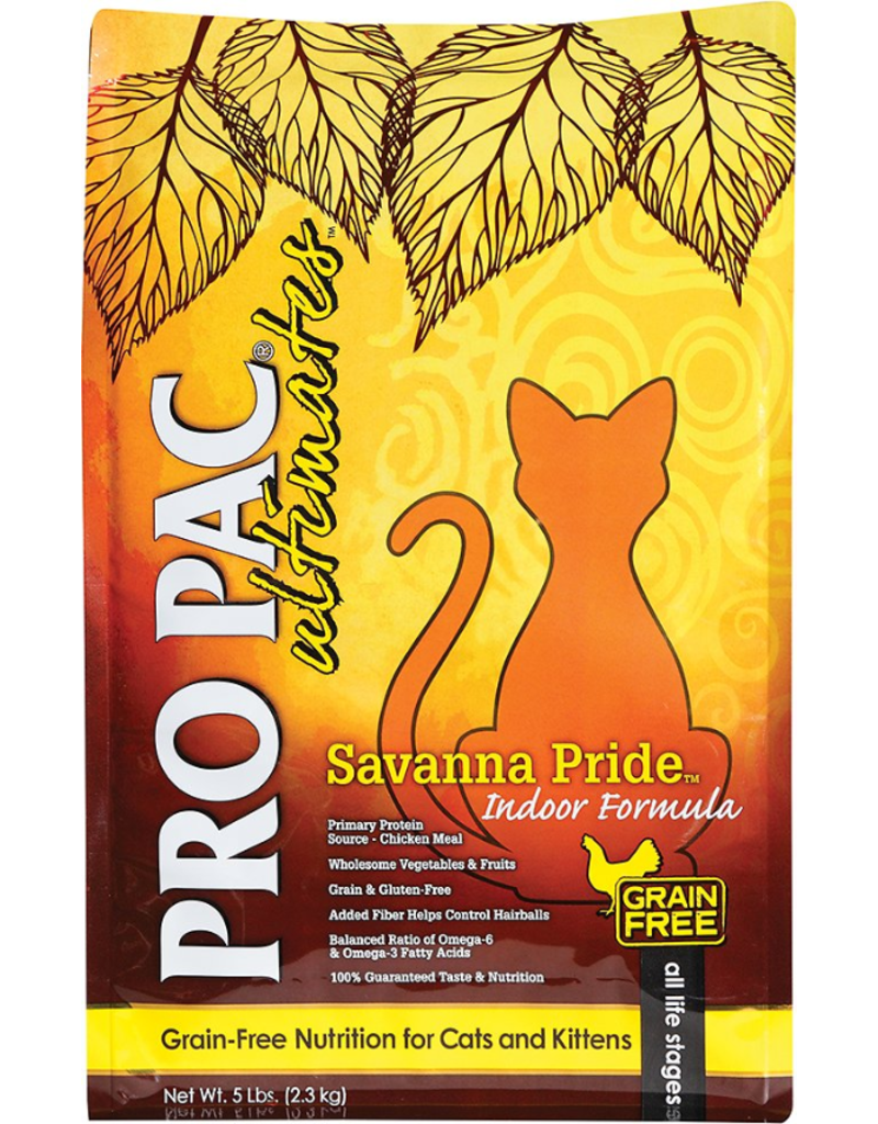 Midwestern Pet Foods Pro Pac Ultimates Cat Kibble Savanna Pride Chicken 5 lb