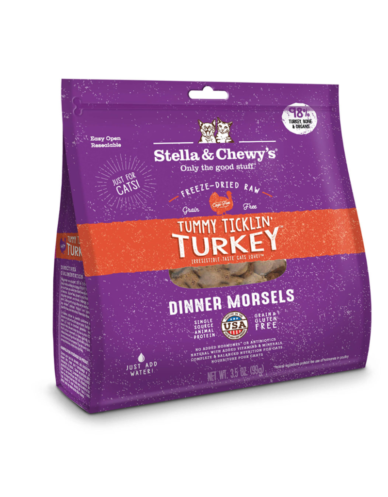 Stella & Chewy's Stella & Chewy's Freeze Dried Cat Food | Tummy Ticklin' Turkey 18 oz
