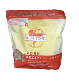 Steve's Real Food Steve's Real Food Freeze Dried Dog Food Pork 20 oz