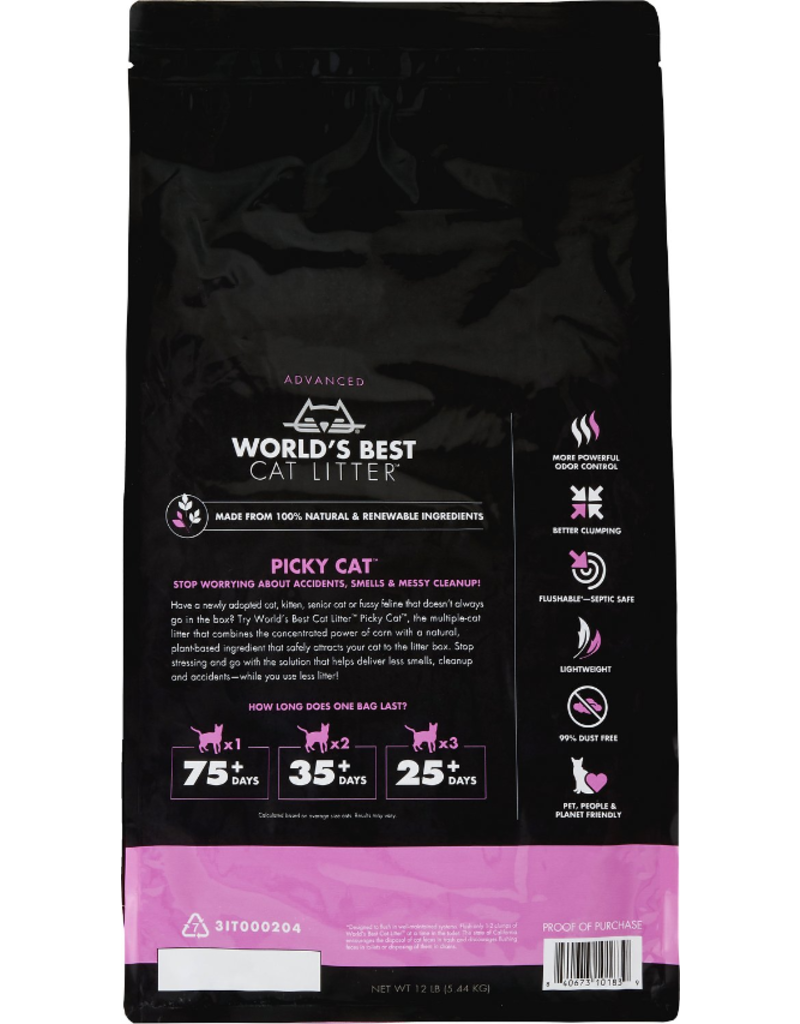 World's Best World's Best Cat Litter Advanced Picky Cat 12 lb (* Litter 12 lbs or More for Local Delivery or In-Store Pickup Only. *)
