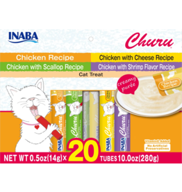 Inaba Inaba Variety Pack Chicken Churu 10 oz 20 pk