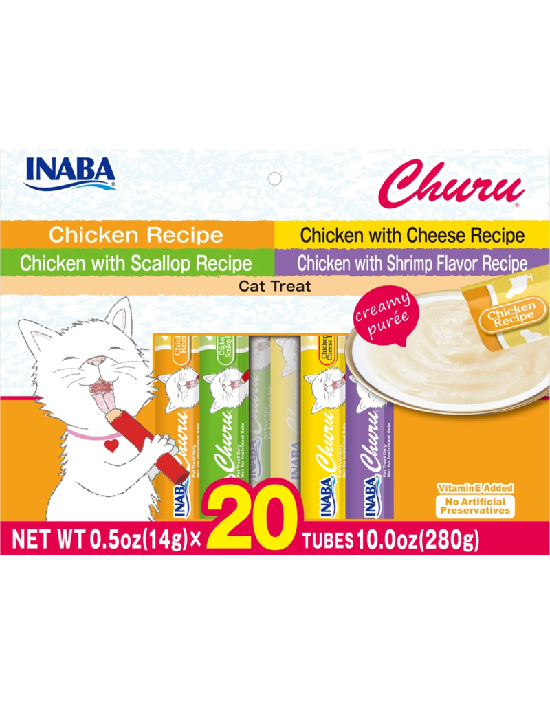 Inaba Inaba Variety Pack Chicken Churu 10 oz 20 pk