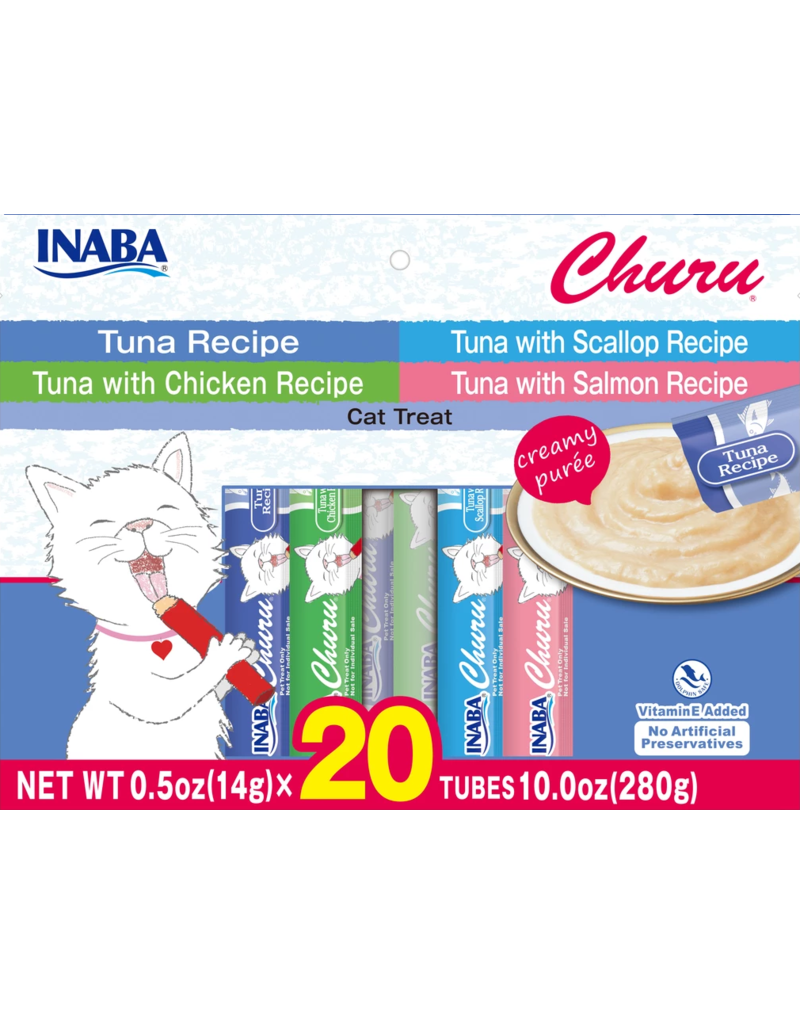 Inaba Inaba Variety Pack Tuna Churu 10 oz 20 pk