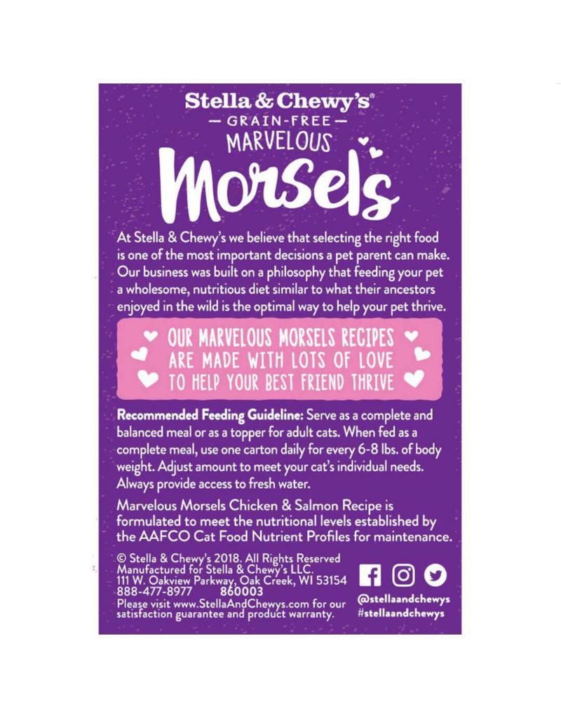 Stella & Chewy's Stella & Chewy's Canned Cat Food Marvelous Morsels | Chicken & Salmon 5.5 oz single