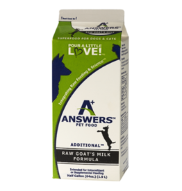 Answer's Pet Food Answers Goat Milk 64 oz (*Frozen Products for Local Delivery or In-Store Pickup Only. *)