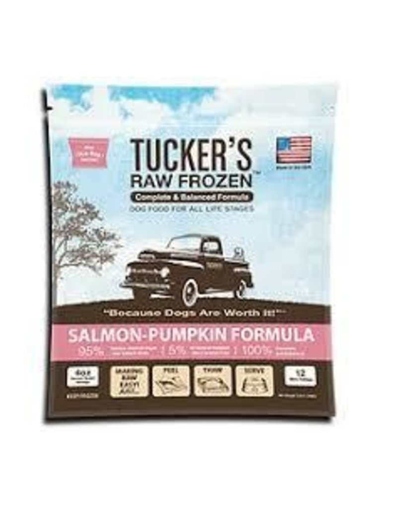 Tuckers Tucker's Raw Frozen Dog Food Salmon Pumpkin Patties 6 lb (*Frozen Products for Local Delivery or In-Store Pickup Only. *)