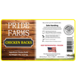 Oma's Pride Oma's Pride O'Paws Dog Raw Frozen Chicken Backs 5 lb (*Frozen Products for Local Delivery or In-Store Pickup Only. *)