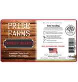 Oma's Pride Oma's Pride O'Paws Dog Raw Frozen Turkey Hearts 5 lb CASE (*Frozen Products for Local Delivery or In-Store Pickup Only. *)