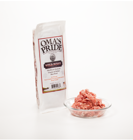 Oma's Pride Oma's Pride O'Paws Dog Raw Frozen Ground Wild Boar 1 lb (*Frozen Products for Local Delivery or In-Store Pickup Only. *)