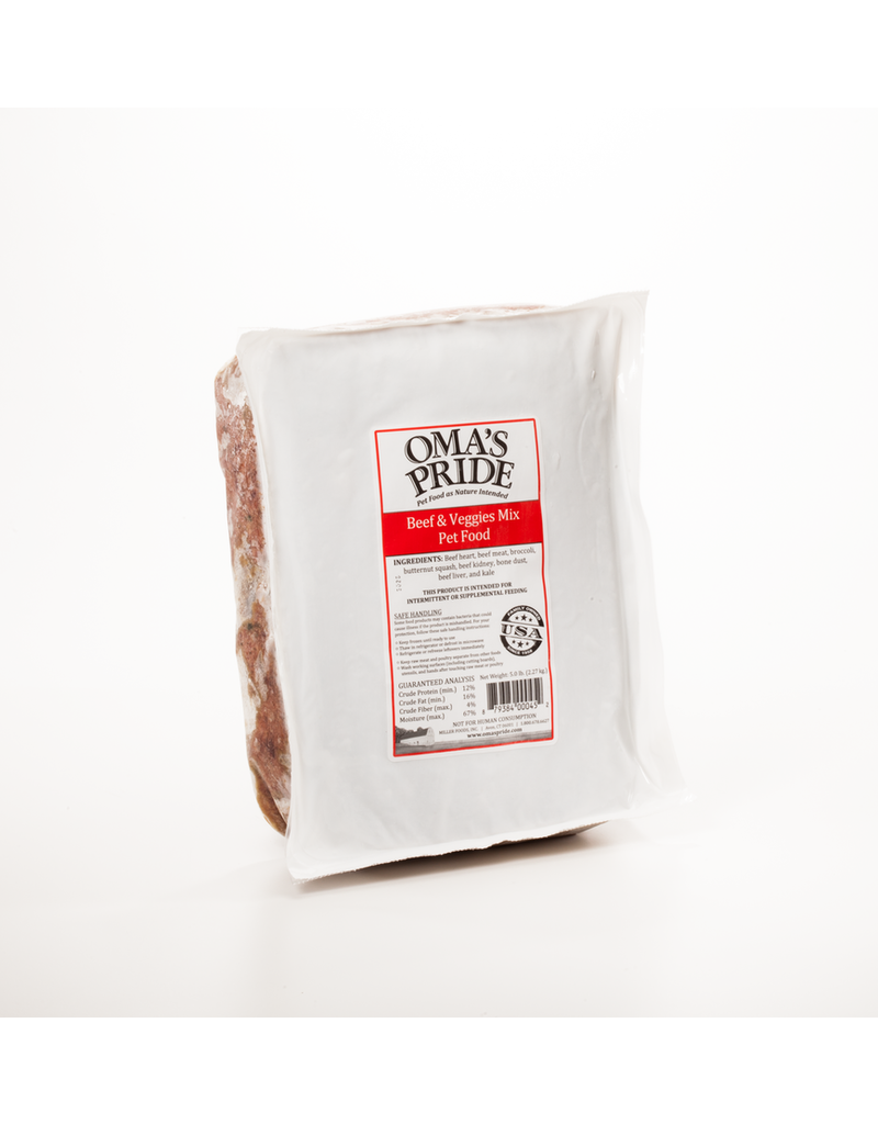 Oma's Pride Oma's Pride Frozen Mixes Beef Mix 5 lb (*Frozen Products for Local Delivery or In-Store Pickup Only. *)